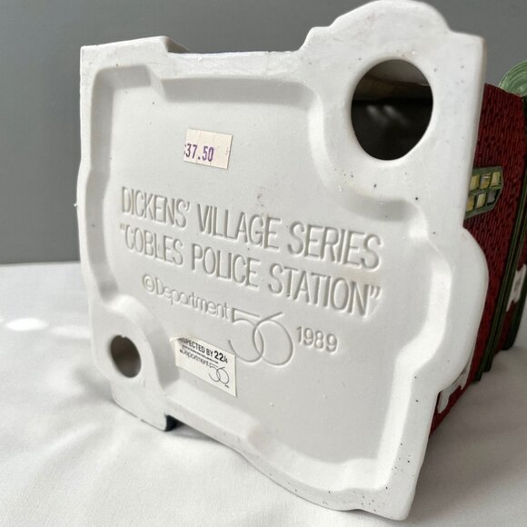 Dept 56 Cobles Police Station Lighten Dickens Village Series Heritage Collection - Picture 14 of 15